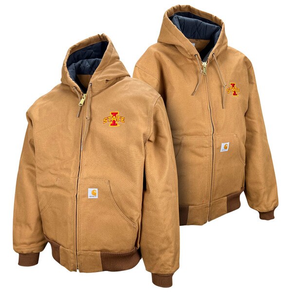 Carhartt I-State Brown Quilted Flannel Jacket